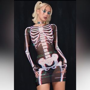 Code Cursed Mesh Dress